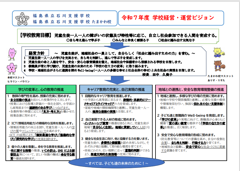 学校経営・運営ビジョン